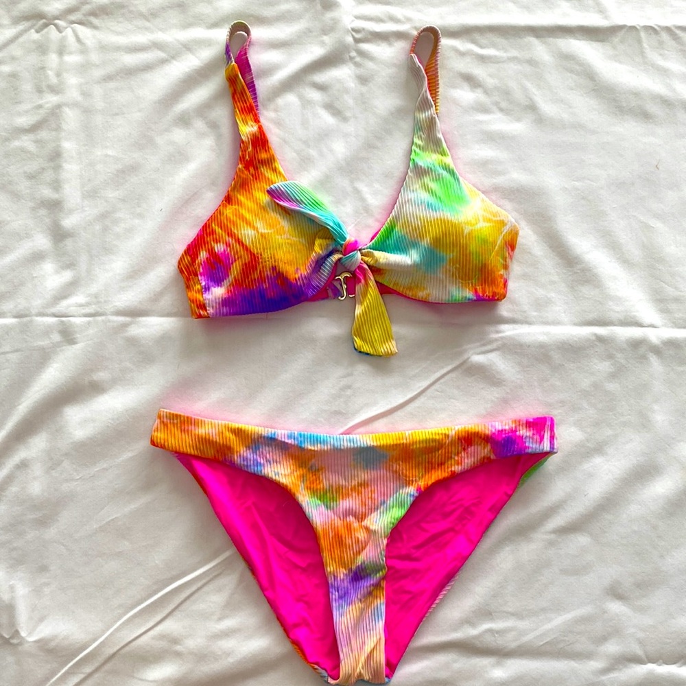 Tie Dye Rainbow Bikini